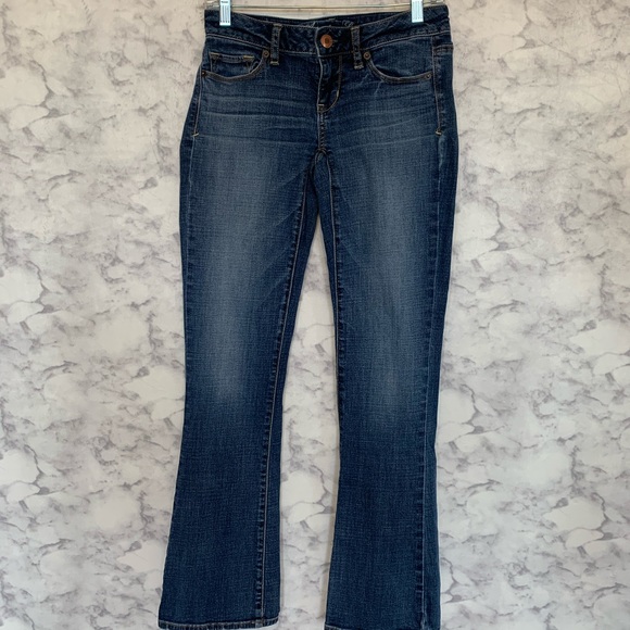 American Eagle Outfitters Denim - American Eagle Dark Wash Skinny Kick Jeans